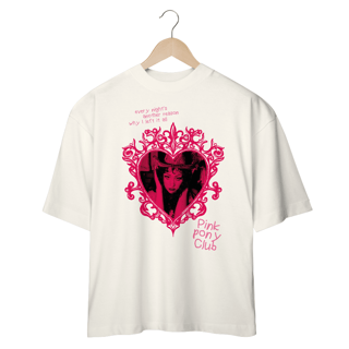 Nome do produto Camiseta Oversized Pink Pony Club