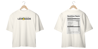 Nome do produto Camiseta Oversized Lemonade