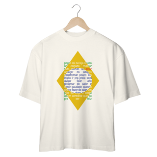 Nome do produto Camiseta Oversized Amor