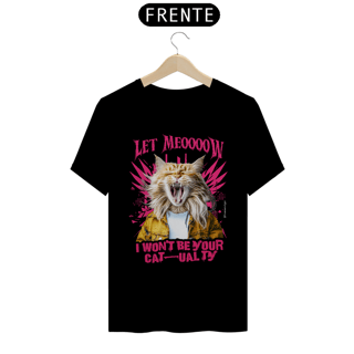 Nome do produto Camiseta Let Meow Rosa