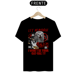 Nome do produto Camiseta Let Meow Vermelho