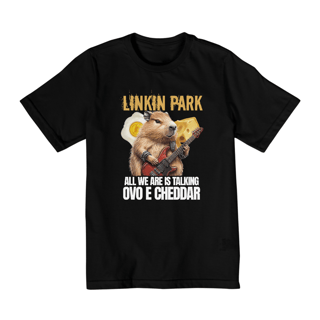 Nome do produto Camiseta Infantil Capivara Ovo e Cheddar
