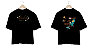 Nome do produto Camiseta Oversized Call Me If You Get Lost