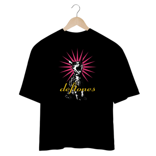 Nome do produto Camiseta Oversidef Gato do Deftones