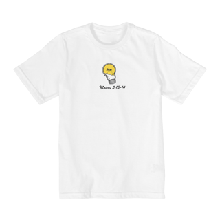 Nome do produto Camisa Infantil 2 a 8 anos - Sal e Luz