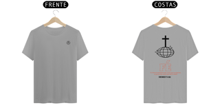 Nome do produto Camisa Unissex Quality - Fé