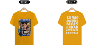 Nome do produto CAMISETA FRENTE E COSTA AQUARIANO NATO