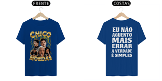 Nome do produto CAMISETA FRENTE E COSTA CHICO MOEDAS
