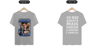 Nome do produto CAMISETA FRENTE E COSTA AQUARIANO NATO