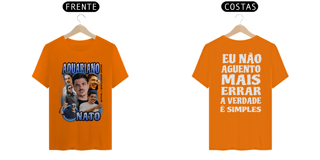 Nome do produto CAMISETA FRENTE E COSTA AQUARIANO NATO