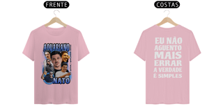 Nome do produto CAMISETA FRENTE E COSTA AQUARIANO NATO