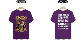Nome do produto CAMISETA FRENTE E COSTA CHICO MOEDAS