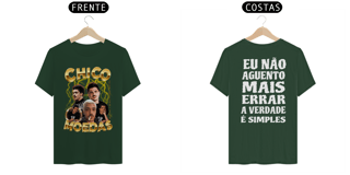 Nome do produto CAMISETA FRENTE E COSTA CHICO MOEDAS