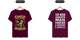 Nome do produto CAMISETA FRENTE E COSTA CHICO MOEDAS