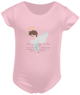 Nome do produto Body infantil Santo Anjo