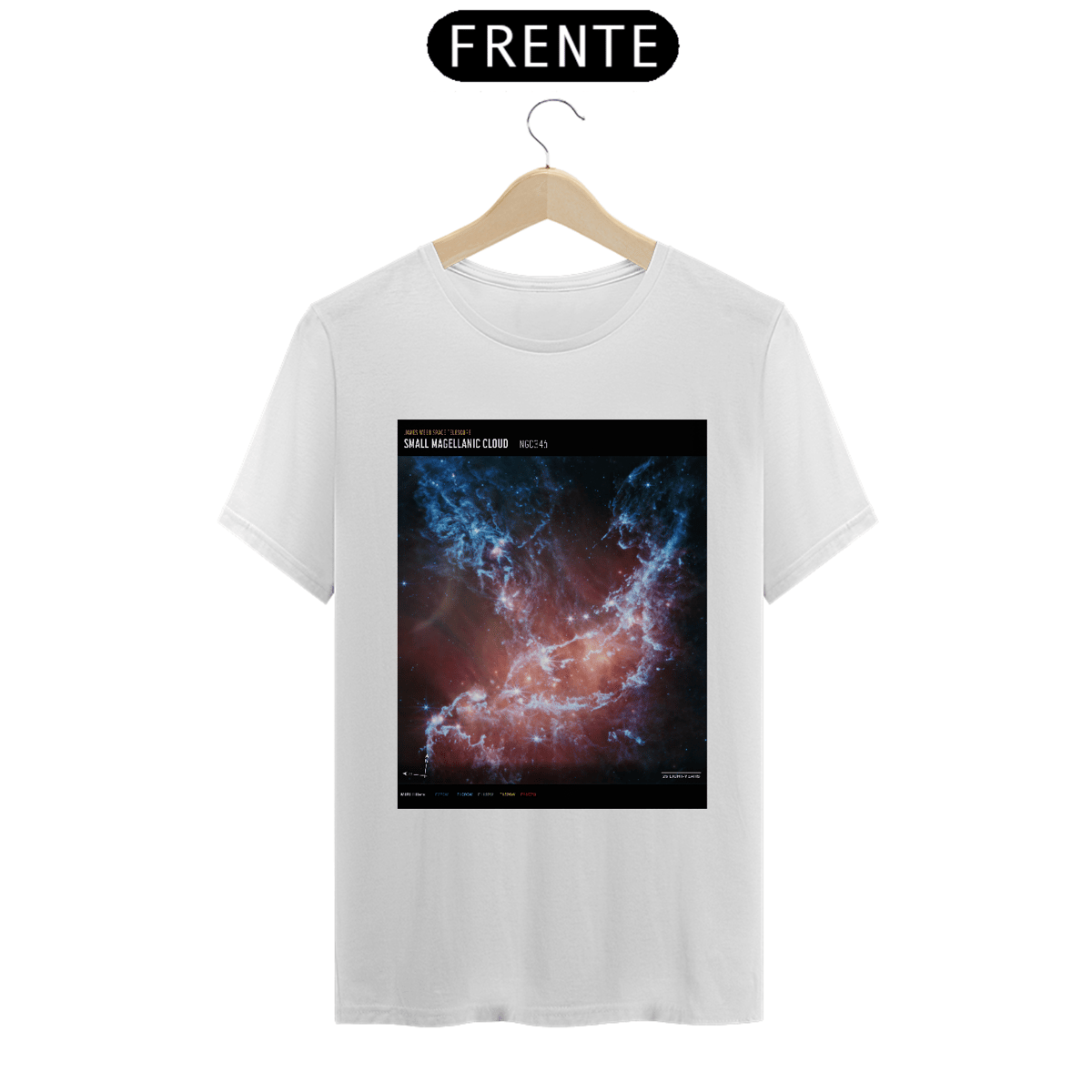Nome do produto: Camiseta Small Magellanic Cloud