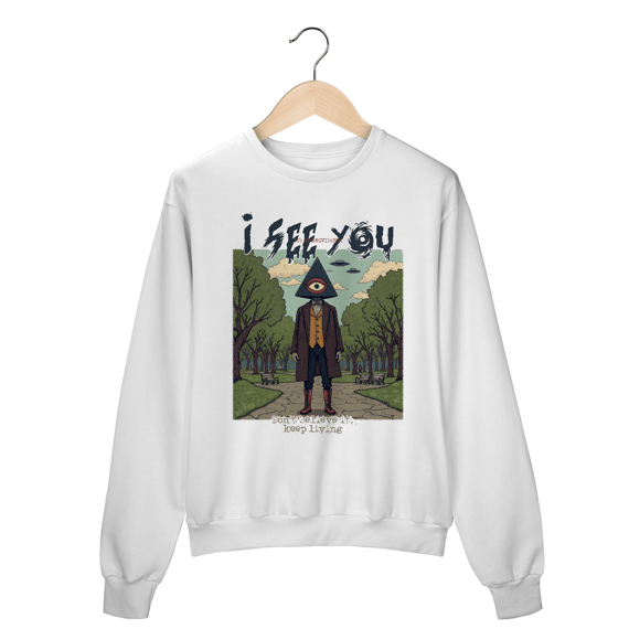 Blusa Moletom Illuminati - I see you