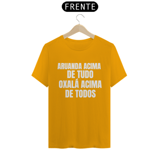 Nome do produto Camiseta Aruanda acima de tudo