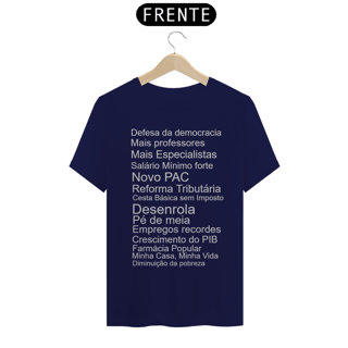 Nome do produto Camiseta Realizações Lula 3
