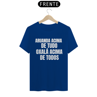 Nome do produto Camiseta Aruanda acima de tudo