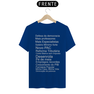 Nome do produto Camiseta Realizações Lula 3