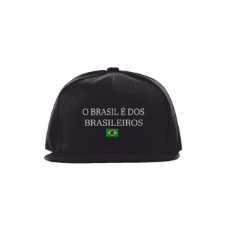 Nome do produto Boné Patriota Simples - O Brasil é dos Brasileiros