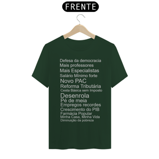 Nome do produto Camiseta Realizações Lula 3