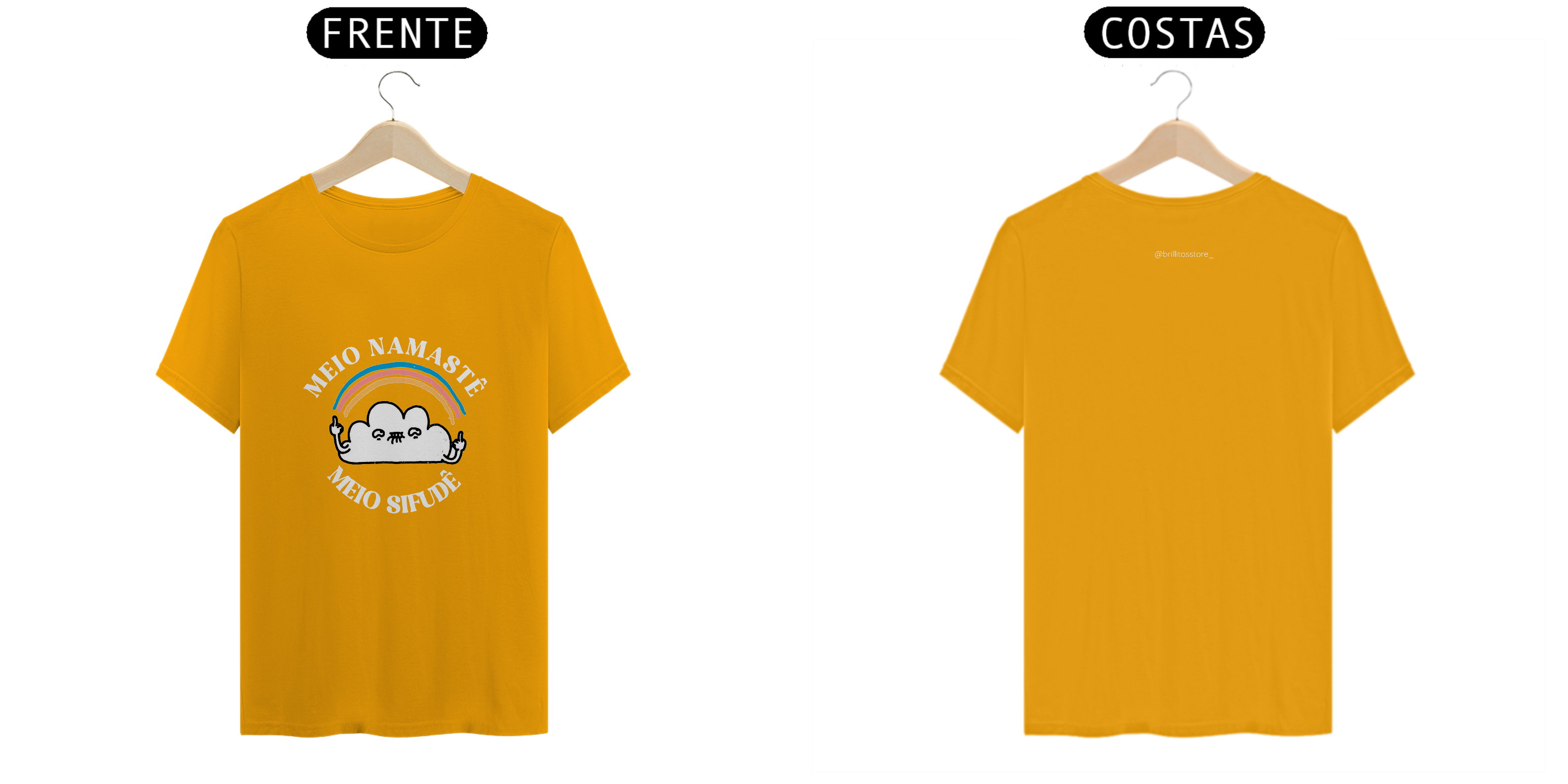T- shirt Quality - Namastê / Sifudê - COLORIDO