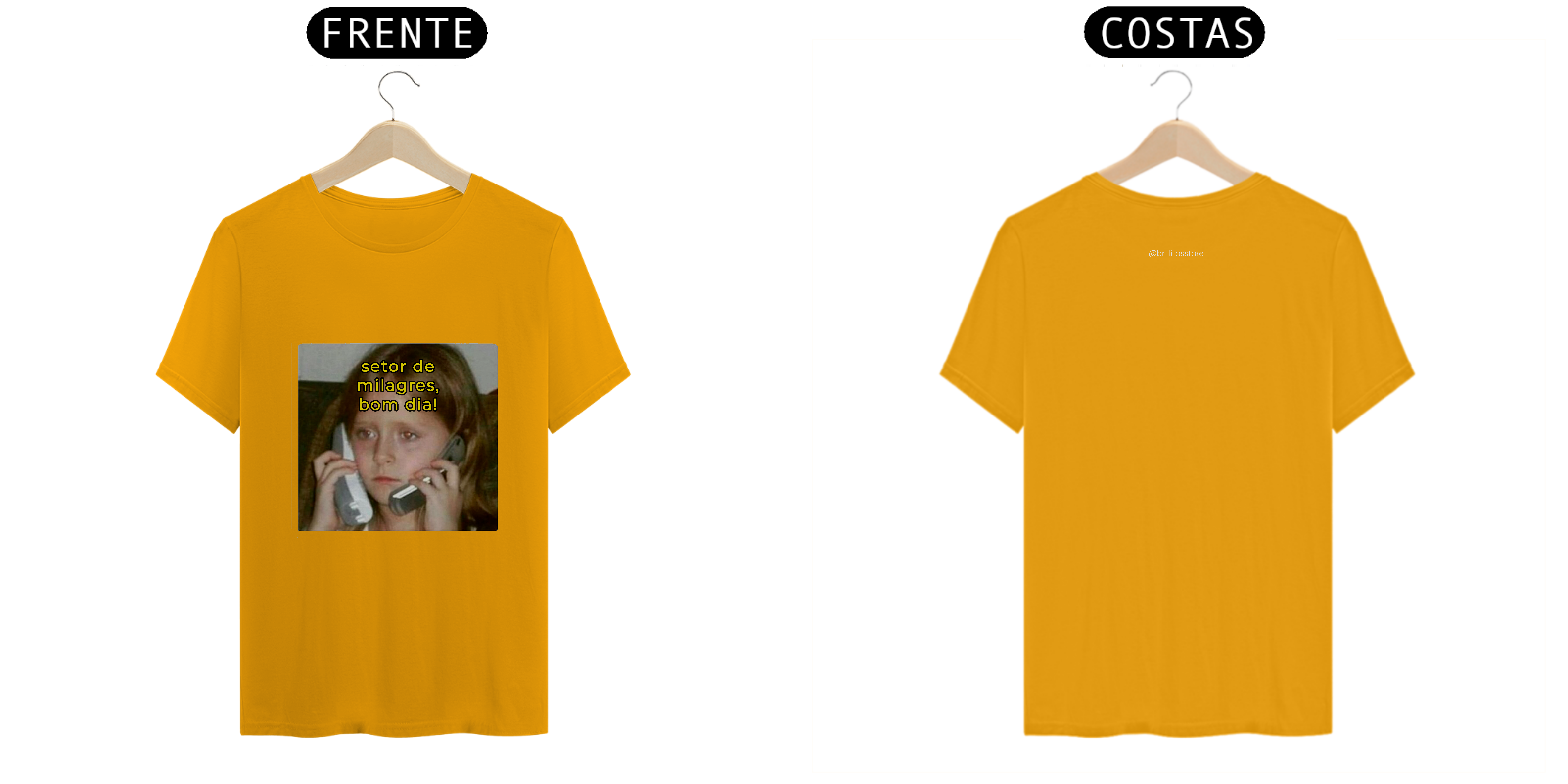 T- shirt Quality - Setor de milagres - COLORIDO