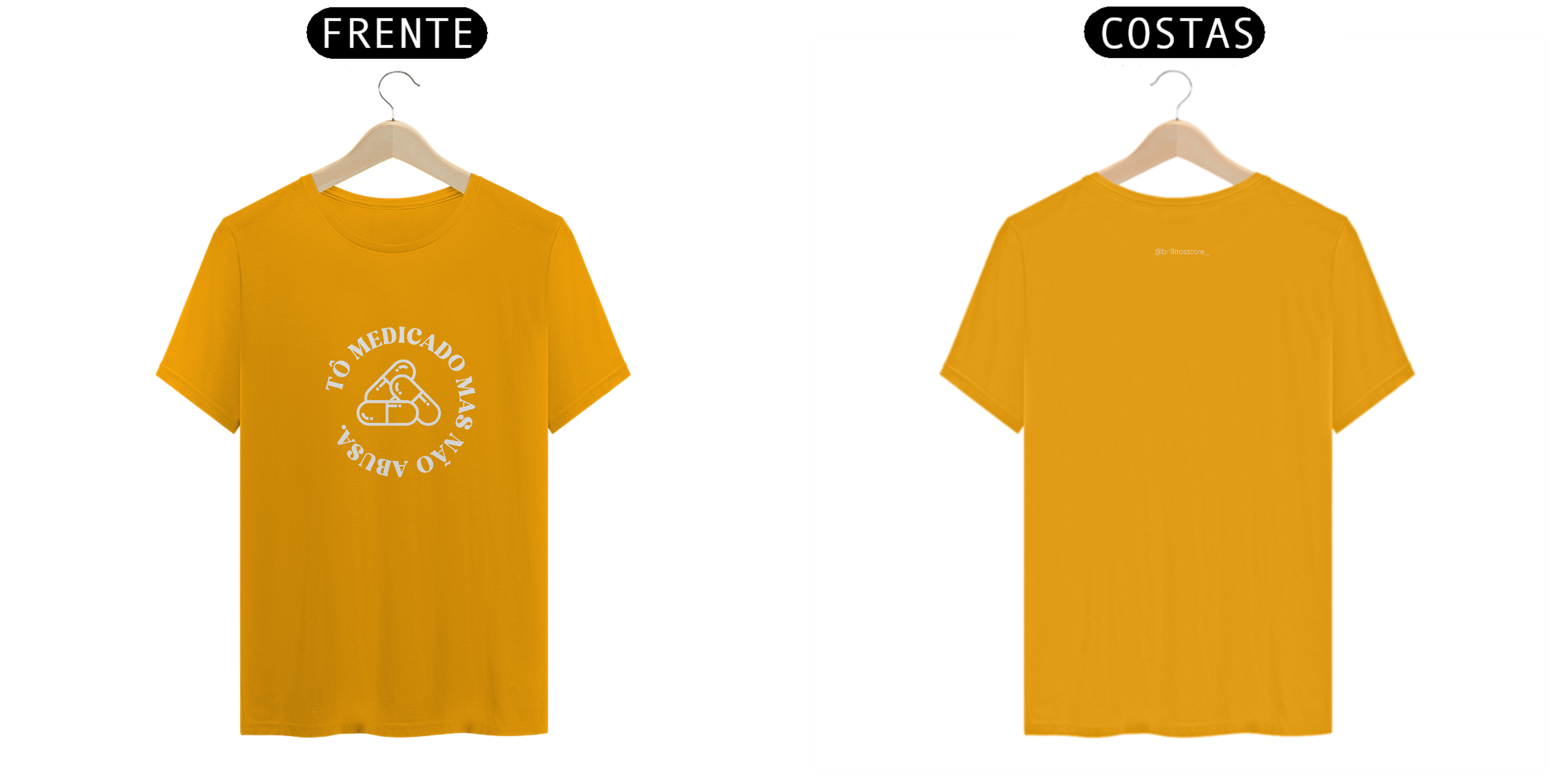 T- shirt Quality - Tô medicado, não abusa - COLORIDO