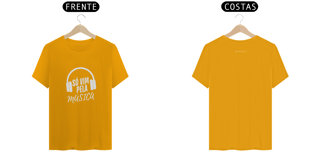 Nome do produto T- shirt Quality - Só vim pela Música - COLORIDO