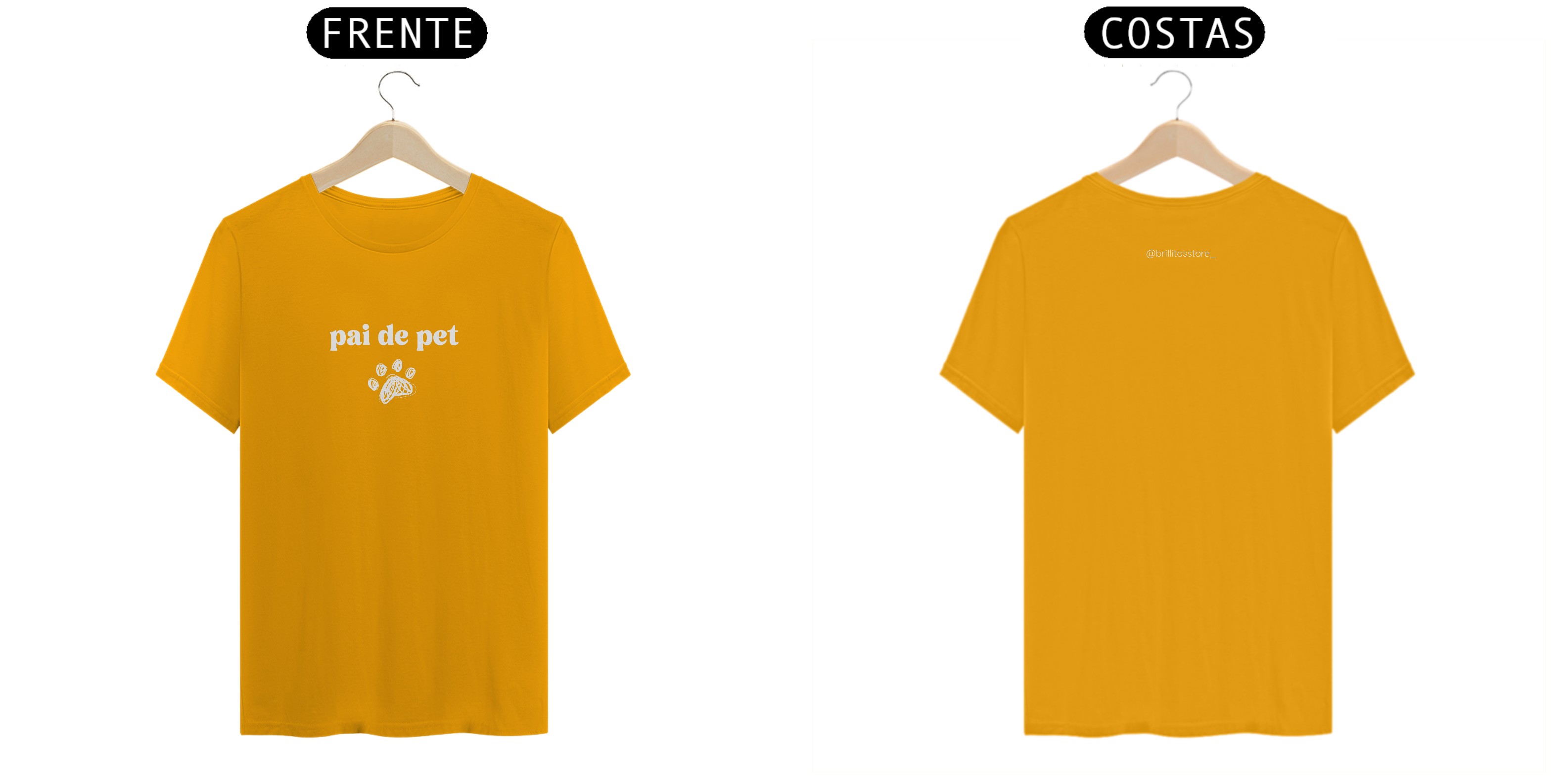 T- shirt Quality - Pai de pet - COLORIDO