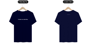Nome do produto T- shirt Quality - Viciado em endorfina - COLORIDO