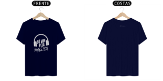 Nome do produto T- shirt Quality - Só vim pela Música - COLORIDO