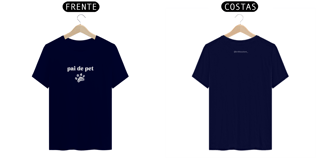 Nome do produto T- shirt Quality - Pai de pet - COLORIDO