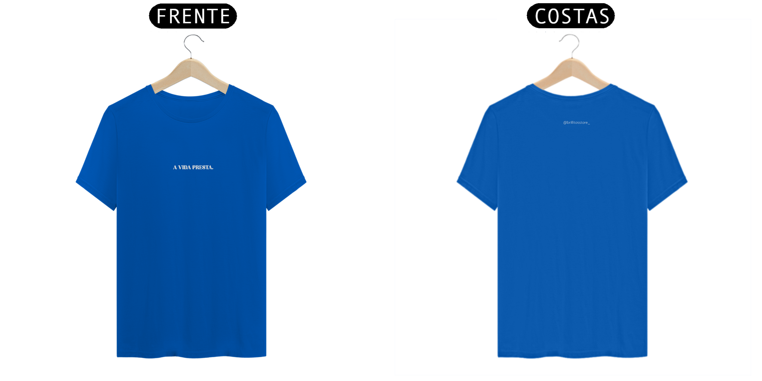 T- shirt Quality - A vida presta - COLORIDO