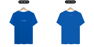 T- shirt Quality - A vida presta - COLORIDO