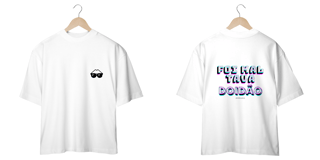 Nome do produto Oversize - OFF WHITE/BRANCO - Foi mal estava doidão
