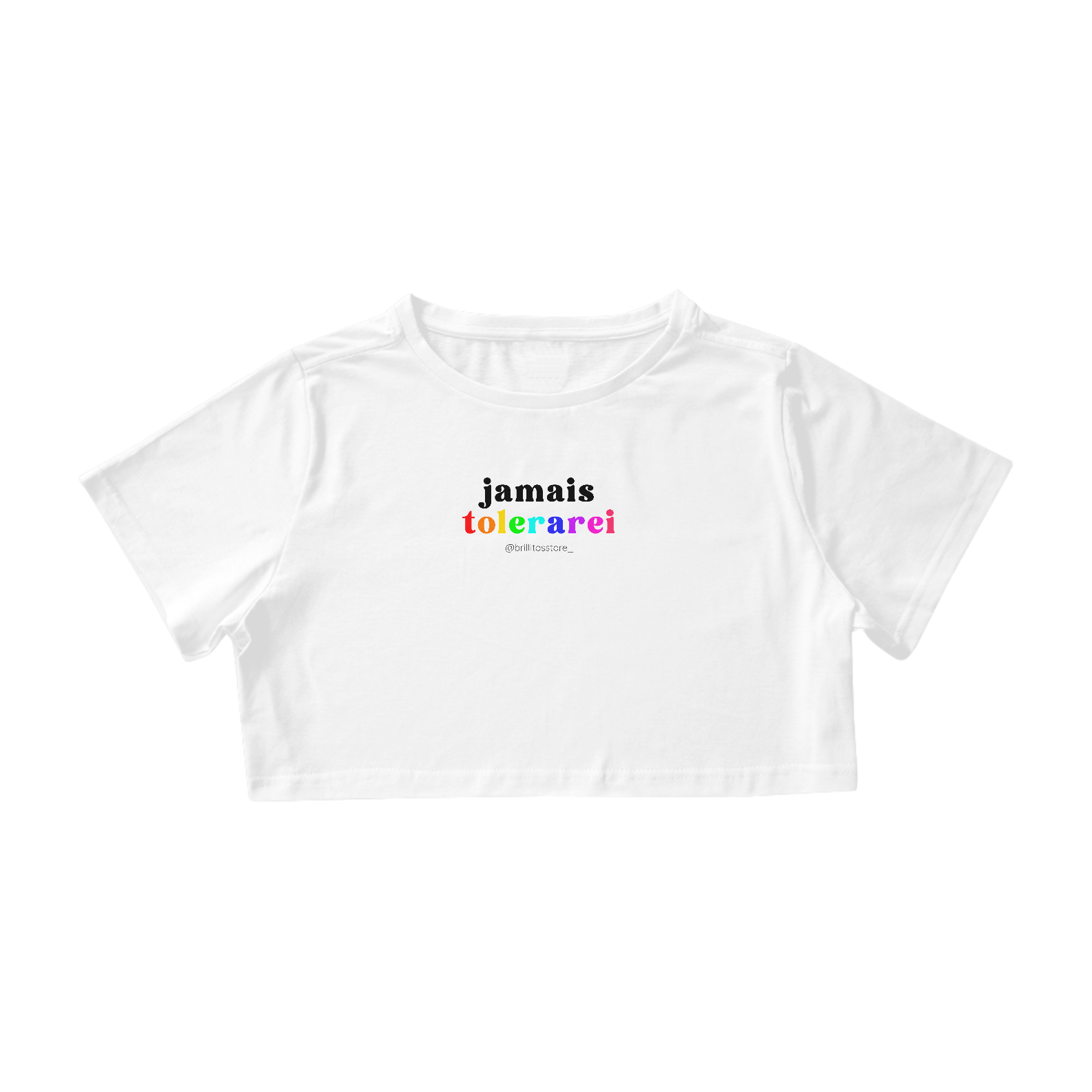 Cropped - BRANCO - Jamais tolerarei
