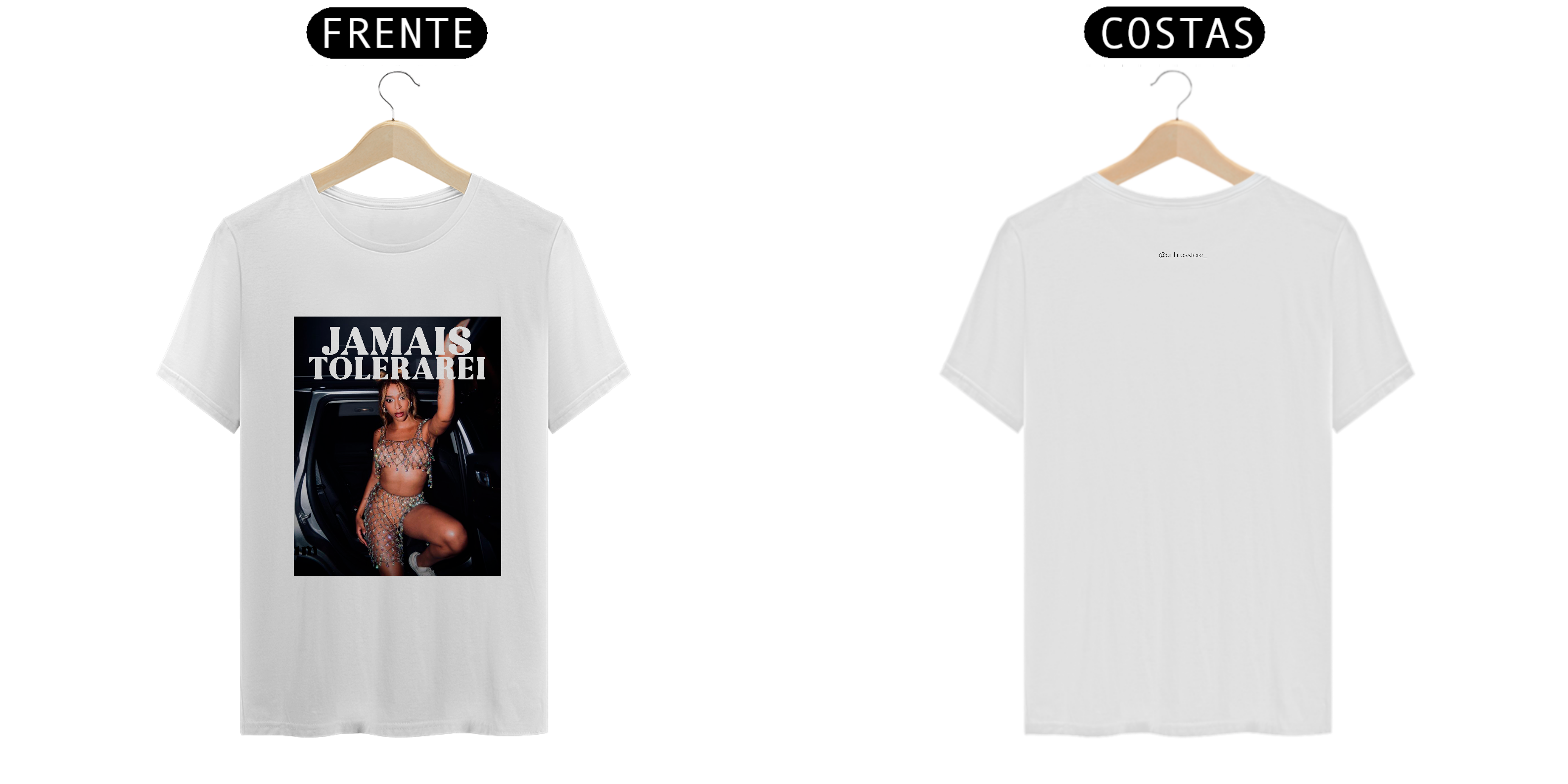 T- shirt Quality - Jamais tolerarei - BRANCO