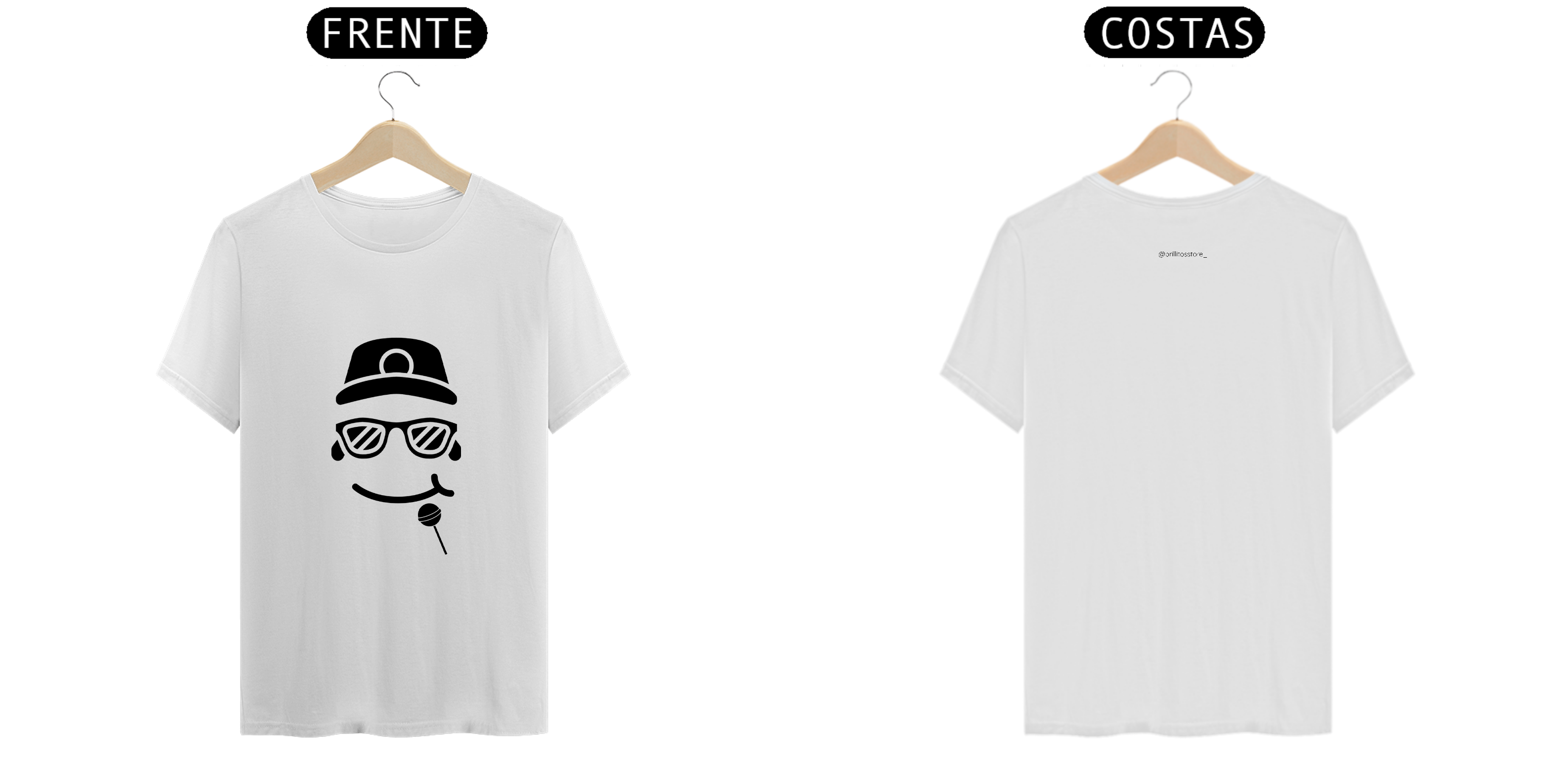 T- shirt Quality - Candy - BRANCO 