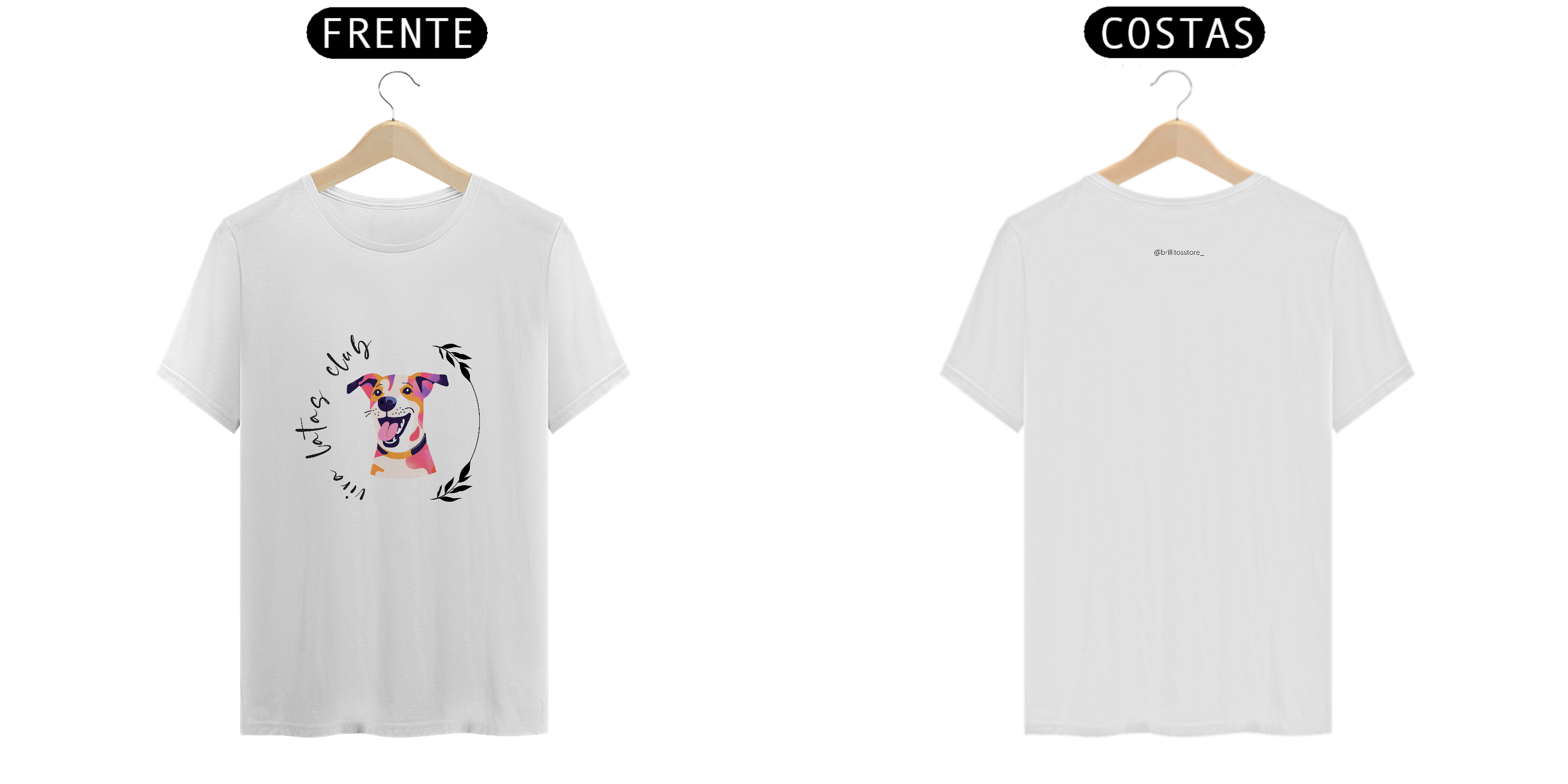 T- shirt Quality - Vira-Latas CLUB - BRANCO