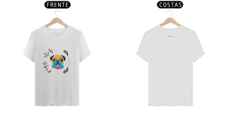 Nome do produto T- shirt Quality - Pugs CLUB - BRANCO