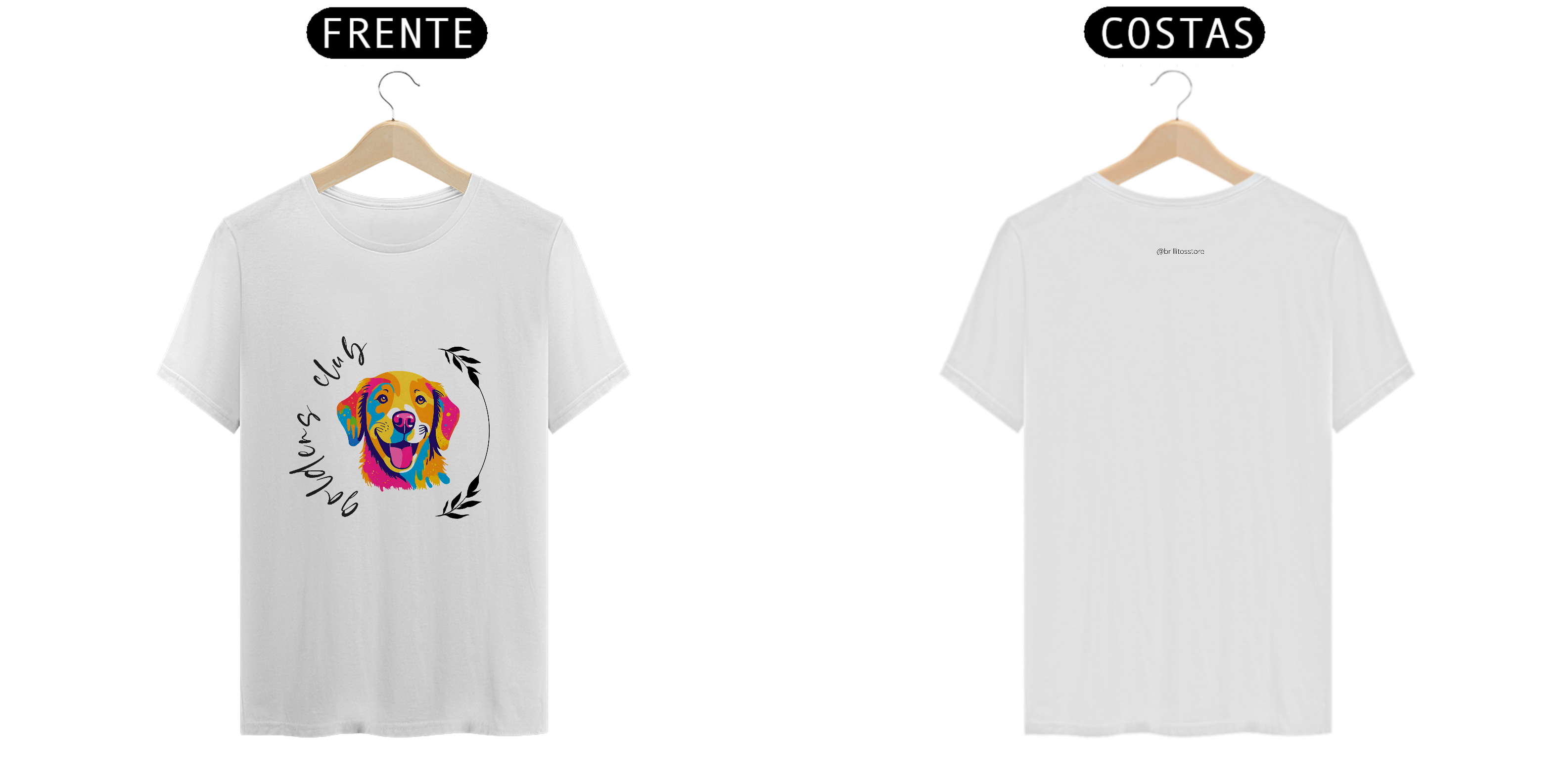 T- shirt Quality - Golden CLUB - BRANCO