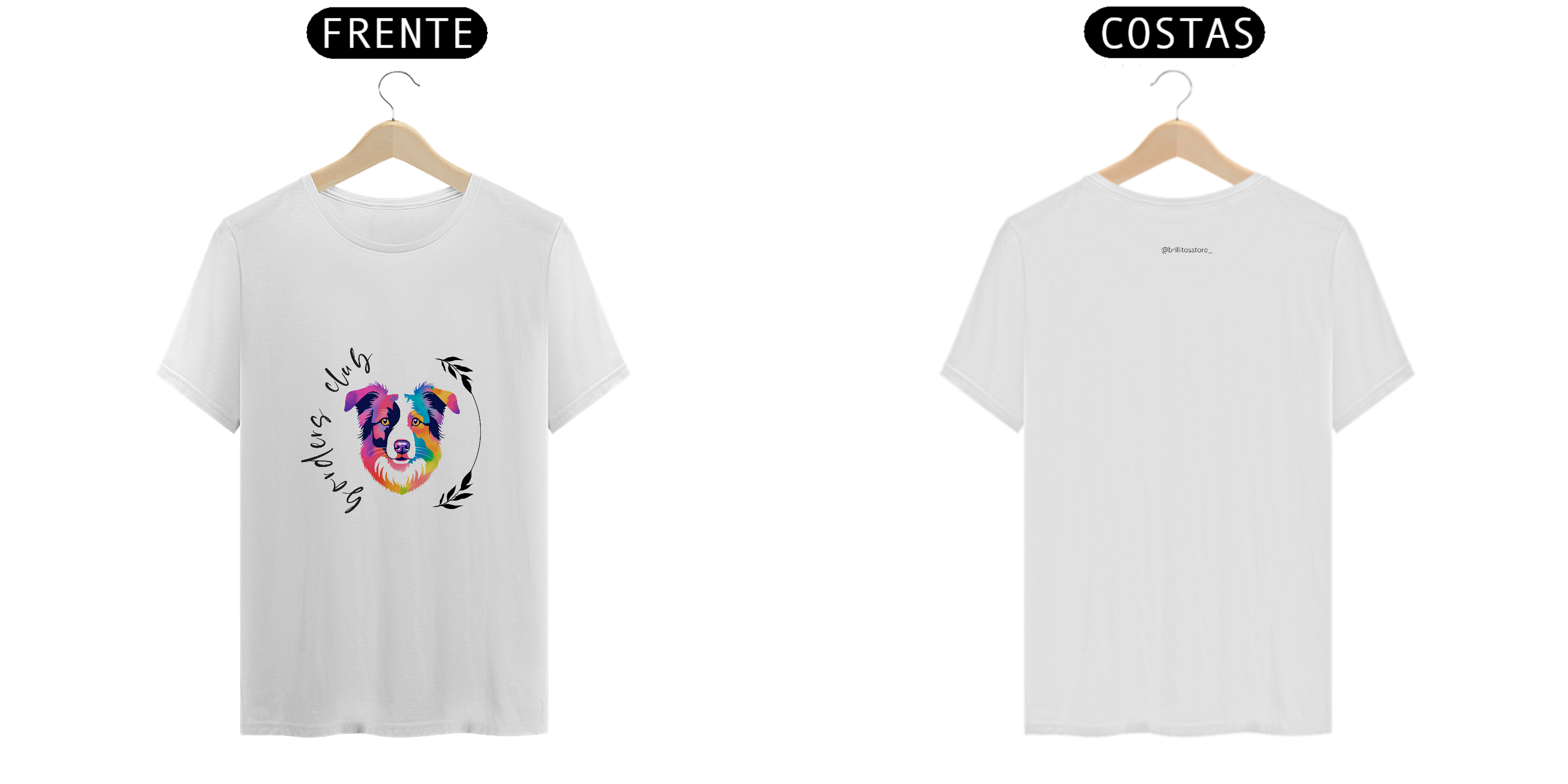 T- shirt Quality - Borders CLUB - BRANCO