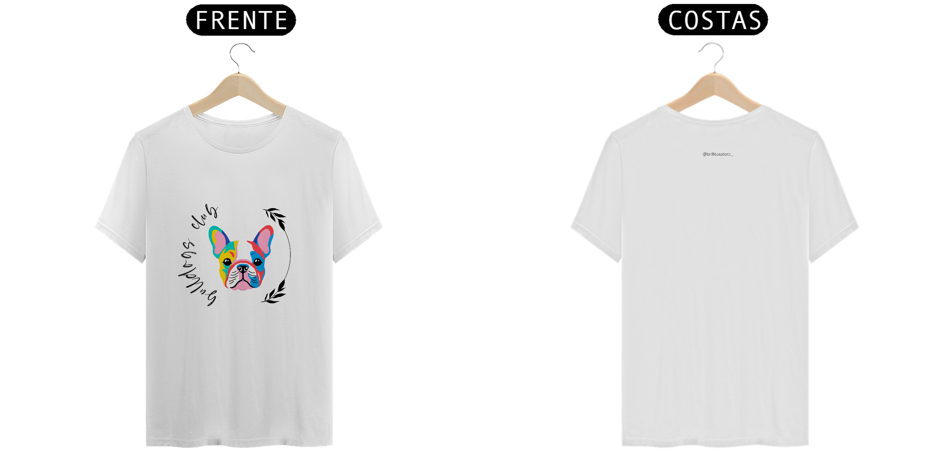 T- shirt Quality - Bulldogs CLUB - BRANCO