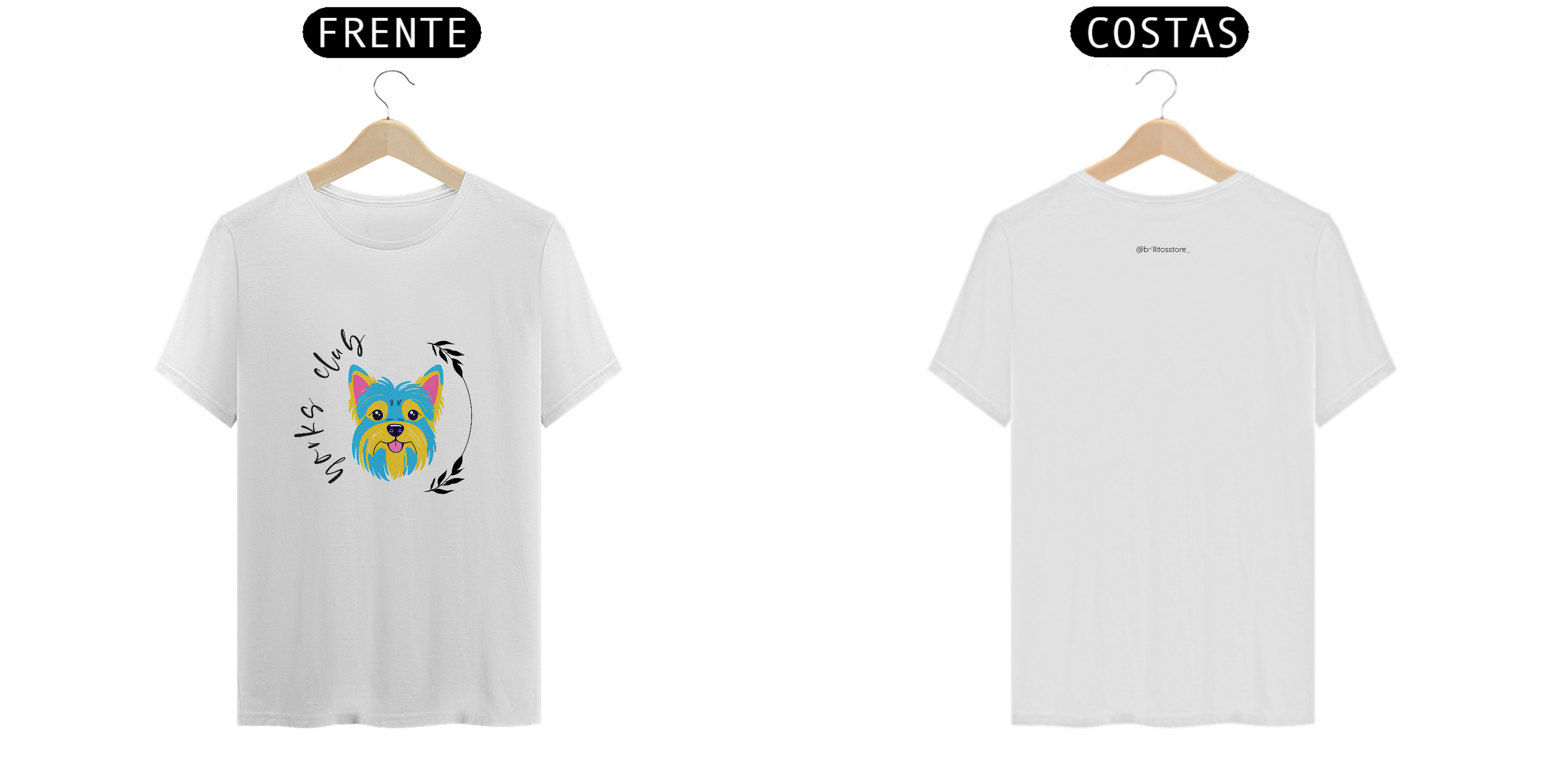 T- shirt Quality - Yorks CLUB - BRANCO