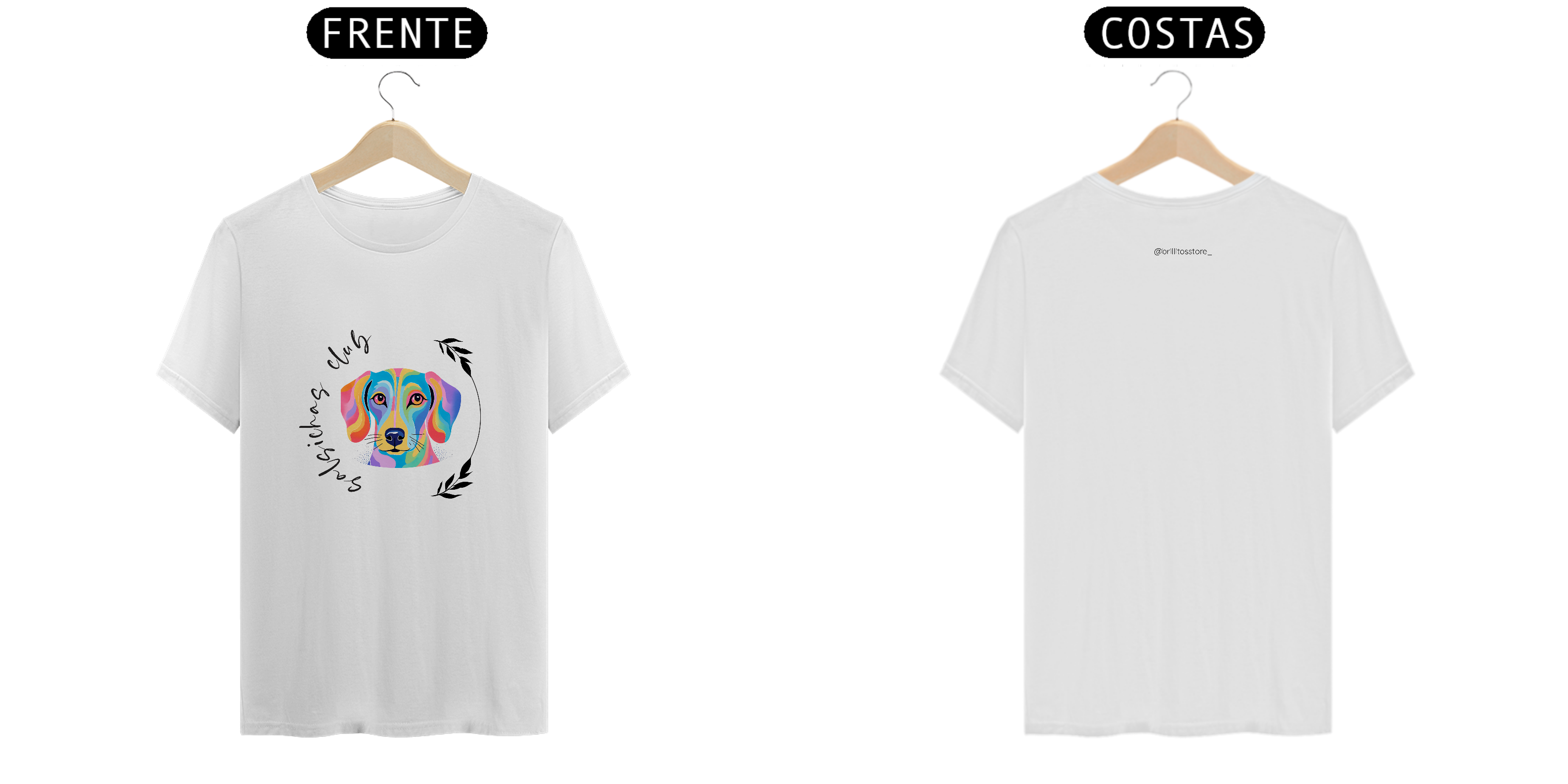 T- shirt Quality - Salsichas CLUB - BRANCO