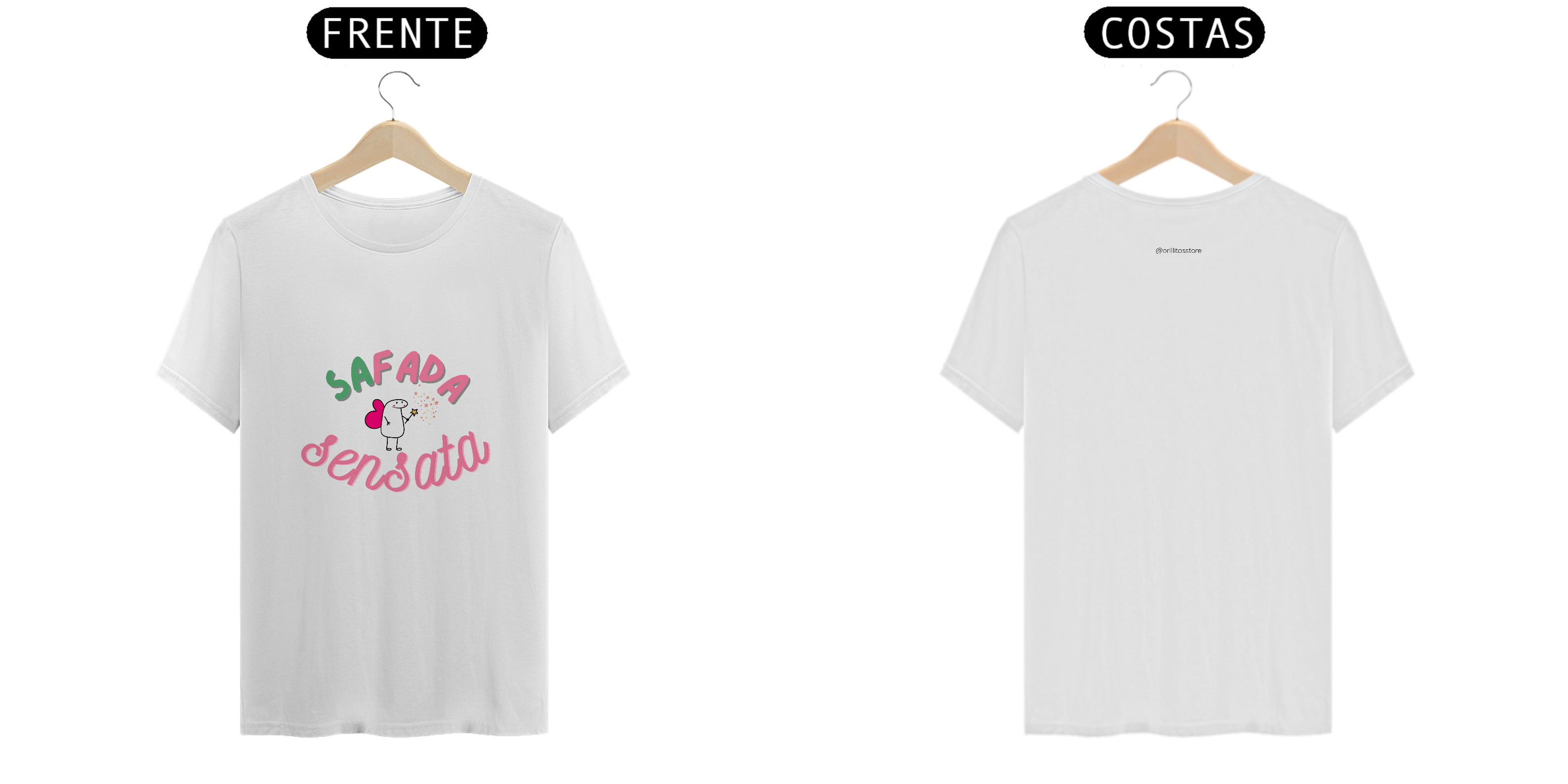 T- shirt Quality - SAfada sensata - BRANCO