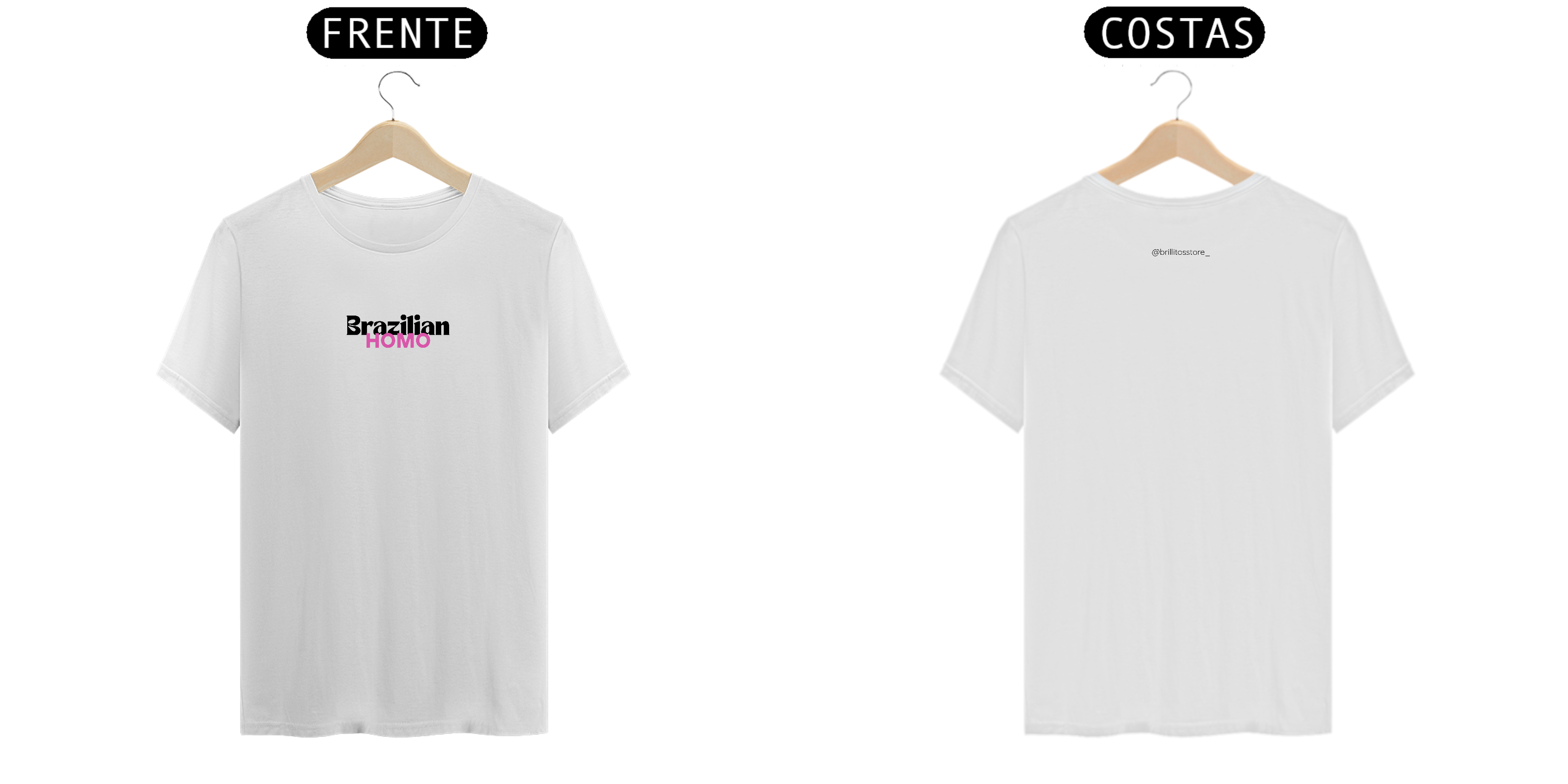 T- shirt Quality - Brazilian HOMO - BRANCO